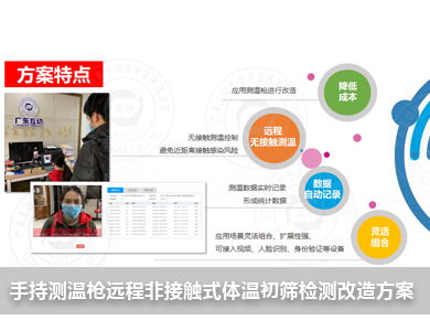 手持測溫槍遠程非接觸式體溫初篩檢測改造